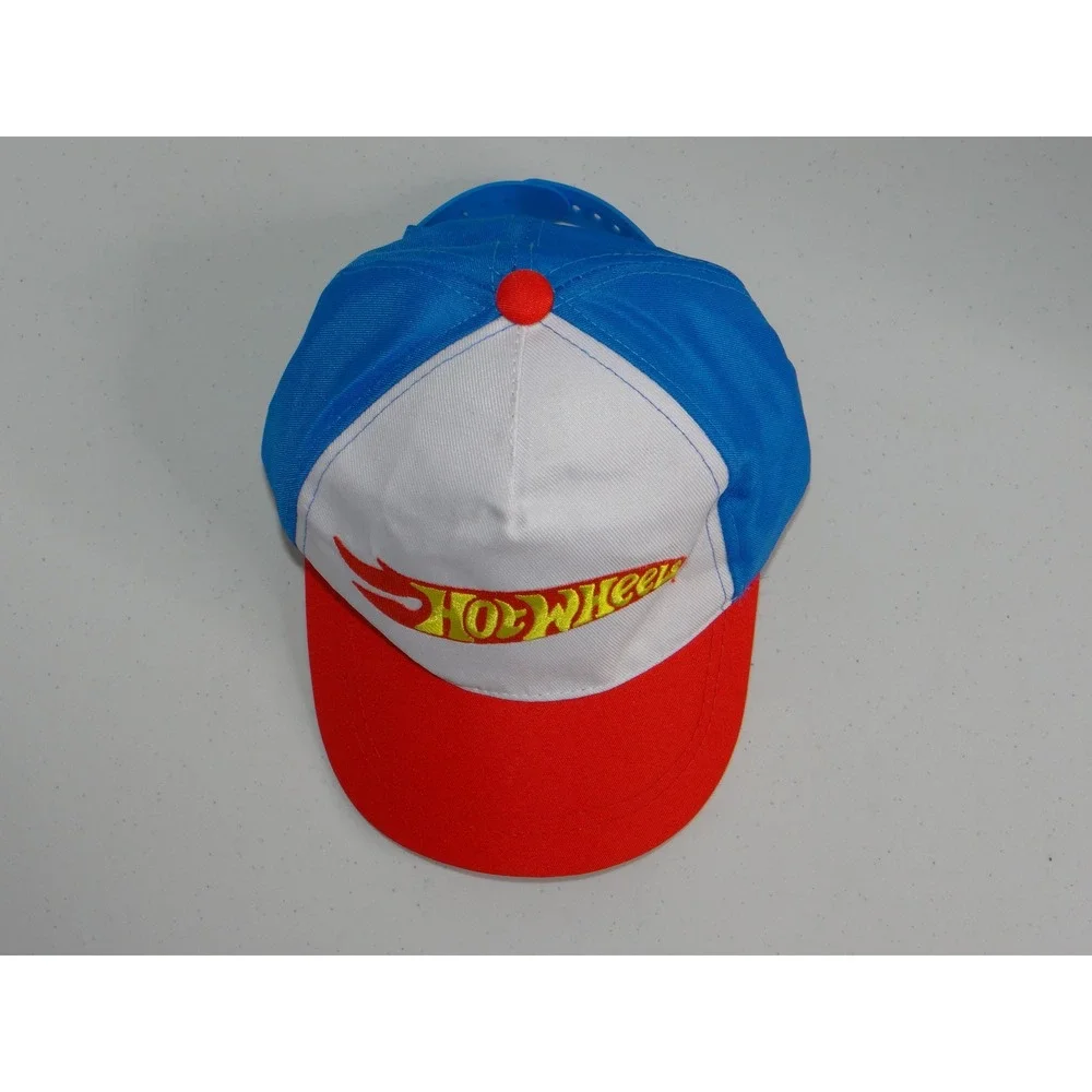 Hot Wheels Monster Trucks Snapback Hat Blue White Red Racing Cap 2024 Mattel